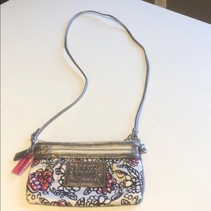 Coach cross body clutch